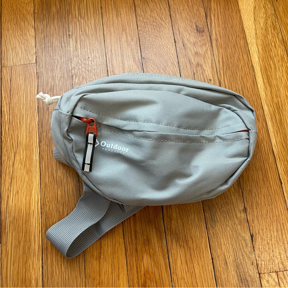 OUTDOOR PRODUCTS Gray FANNY PACK Travel Hike Camping Gym Gear Gorpcore